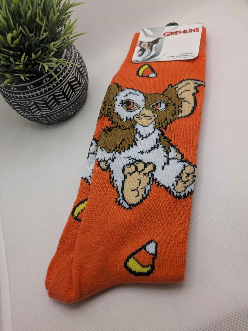 Gremlins Gizmo Orange Novelty Socks